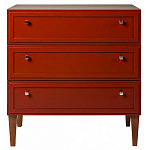 Комод красный из массива бука с 3-мя ящиками Wenge Light варинант исполнения - 2 | Loft Concept в Костроме