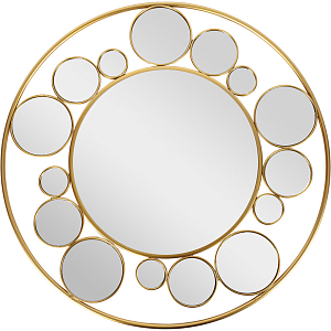 Зеркало настенное с круглыми зеркальными вставками Modern Mirror Space