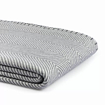 Плед из шерсти мериноса серого цвета 130×180 см Gray Waves варинант исполнения - 2 | Loft Concept в Костроме