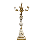 Подсвечник белый Попугай из фарфора с бронзовыми элементами Eden Garden варинант исполнения - 2 | Loft Concept в Костроме