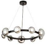 Светодиодная кольцевая люстра IONA Сhandelier black варинант исполнения - 2 | Loft Concept в Костроме