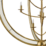 Люстра круглая с состаренными зеркальными элементами на корпусе Sample of Purity варинант исполнения - 1 | Loft Concept в Костроме