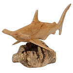 Статуэтка из дерева рыба-молот Animals of the World варинант исполнения - 4 | Loft Concept в Костроме