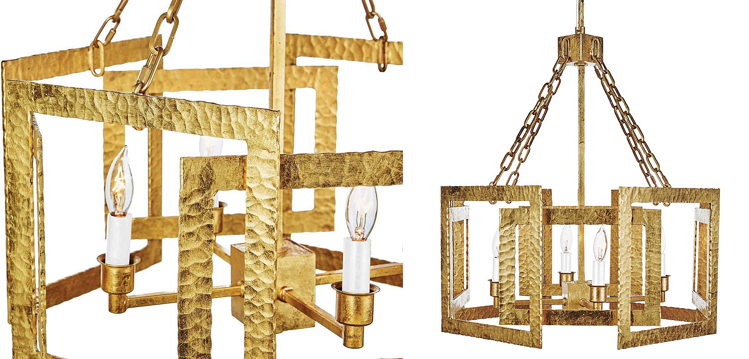 Люстра Textured Cage Pendant Lamp Gold Chandelier Люстра Textured Cage Pendant Lamp Gold Chandelier - Loft-Concept в Костроме