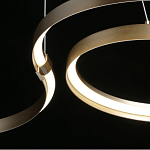 Люстра подвесная светодиодная в виде волнообразной ленты Ribbon Vortex варинант исполнения - 19 | Loft Concept в Костроме