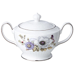 Чайный сервиз из фарфора с рисунком цветов на 6 персон 14 предметов Garden Whisper Porcelain Set  варинант исполнения - 4 | Loft Concept в Костроме