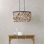 Люстра овальная с подвесками из устричных раковин Sea Ravens варинант исполнения - 4 | Loft Concept в Костроме