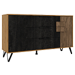 Комод с 3-мя ящиками и дверцей Stone Effect варинант исполнения - 2 | Loft Concept в Костроме