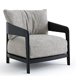 Кресло с каркасом из массива ясеня Deniaud Ash Grey Armchair варинант исполнения - 7 | Loft Concept в Костроме