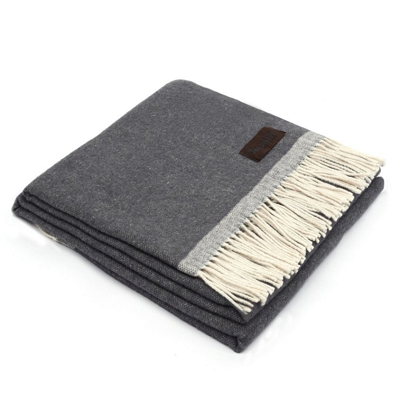 Плед SARA 6000 Marzotto Серый в Костроме | Loft Concept 