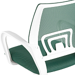 Офисное кресло с основанием из белого пластика Desk chairs Green варинант исполнения - 7 | Loft Concept в Костроме