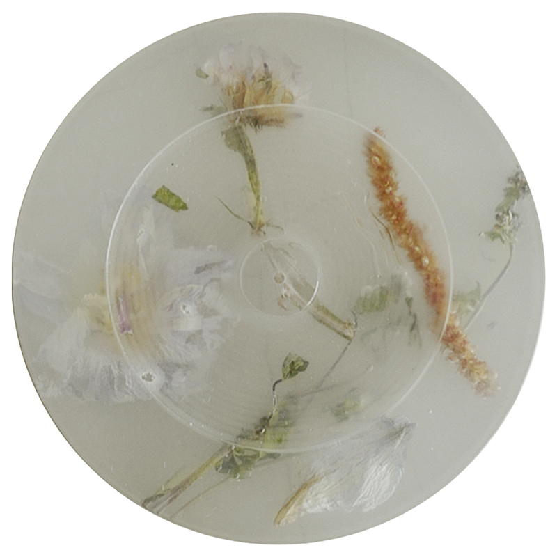 Круглая подставка под благовония из эпоксидной смолы с цветами белая Epoxy Resin Flowers Incense Stand White Белый Круглая подставка под благовония из эпоксидной смолы с цветами белая Epoxy Resin Flowers Incense Stand White Белый в Костроме | Loft Concept