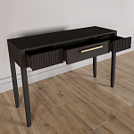 Элегантная Консоль Primo с выдвижным ящиком Темный орех варинант исполнения - 5 | Loft Concept в Костроме