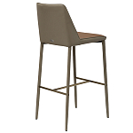 Стул барный с терракотовой обивкой из экокожи Spectacular High Chair варинант исполнения - 2 | Loft Concept в Костроме