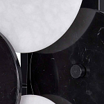 Бра светодиодное из черно-белых дисков Contrast Sample варинант исполнения - 1 | Loft Concept в Костроме