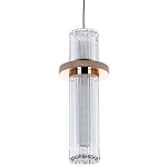 Подвесной светильник золото Odile Acrylic Tube Hanging Lamp Gold варинант исполнения - 1 | Loft Concept в Костроме