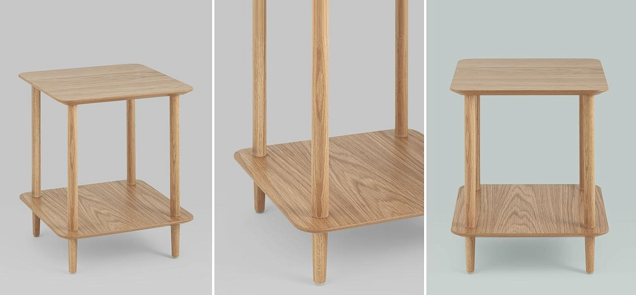 Стол приставной Tree Wilhelm квадратный Стол приставной Tree Wilhelm квадратный - Loft-Concept в Костроме