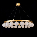 Люстра круглая с сферическими плафонами из натурального камня Phased Spheres варинант исполнения - 1 | Loft Concept в Костроме