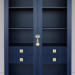 Дизайнерский шкаф витрина Elsa Dreams Blue с 4-мя ящиками варинант исполнения - 2 | Loft Concept в Костроме