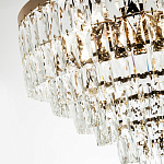Люстра с прямоугольными хрустальными подвесками Lunet Crystal Rectangulars Chandelier 12 варинант исполнения - 2 | Loft Concept в Костроме