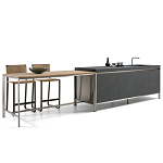 Летняя кухня из камня HELIOS Dada Engenereed Kitchen варинант исполнения - 14 | Loft Concept в Костроме