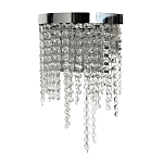 Бра Хром с каскадом сияющих кристаллов Shining Waterfall варинант исполнения - 1 | Loft Concept в Костроме