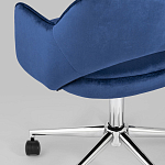 Кресло для компьютерного стола Veloury Blue варинант исполнения - 8 | Loft Concept в Костроме