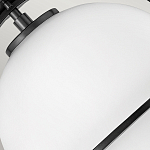 Потолочный светильник с плафоном в форме белого матового шара Hinkley варинант исполнения - 6 | Loft Concept в Костроме