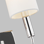 Бра с прямоугольным основанием и 2-мя белыми цилиндрическими льняными абажурами Feiss варинант исполнения - 2 | Loft Concept в Костроме