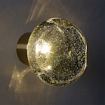 Бра с круглым плафоном из прозрачного стекла с пузырьками воздуха Effervia  варинант исполнения - 8 | Loft Concept в Костроме