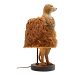 Настольная лампа Цурикат плафон из меха варинант исполнения - 2 | Loft Concept в Костроме