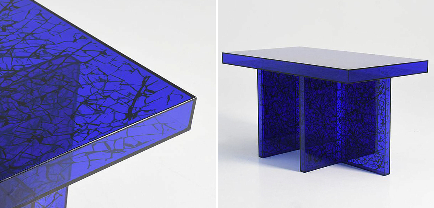 Кофейный стол Acrylic Blue Gerald Coffee Table Кофейный стол Acrylic Blue Gerald Coffee Table - Loft-Concept в Костроме