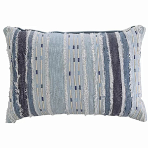 Подушка Blue Ikat stripes
