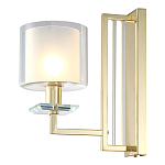 Бра с геометрическим каркасом из металла и цилиндрическим стеклянным плафоном Laurent варинант исполнения - 6 | Loft Concept в Костроме