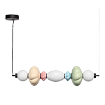 Подвесной светильник линейный с керамическими элементами 24W LED Fragrant Light варинант исполнения - 3 | Loft Concept в Костроме