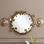 Бра круглое с прозрачным рельефным плафоном Crystal Prism варинант исполнения - 3 | Loft Concept в Костроме