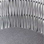 Кресло с декоративным плетением на спинке и подлокотниках Armchair Weaving варинант исполнения - 8 | Loft Concept в Костроме