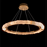 Люстра в форме кольца с золотым декором Warm Heavenly Light варинант исполнения - 2 | Loft Concept в Костроме