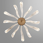 Люстра с крупными рельефным декором в виде лепестков 60 см Ethereal Bloom варинант исполнения - 4 | Loft Concept в Костроме