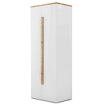 Шкаф платяной с белым глянцевым фасадом Grace of Furniture варинант исполнения - 2 | Loft Concept в Костроме