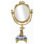 Настольное зеркало в бронзовой рамке Eden Garden варинант исполнения - 1 | Loft Concept в Костроме