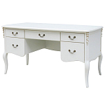 Письменный стол в стиле прованс Montmartre Provence White Desk варинант исполнения - 1 | Loft Concept в Костроме