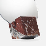 Настольное дизайнерское зеркало Poltronova Vanitas Rosso Franci Mirror and Photo Holder варинант исполнения - 2 | Loft Concept в Костроме