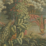 Обои ручная роспись Le Brésil Brume варинант исполнения - 4 | Loft Concept в Костроме