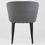 Мягкое кресло на металлических ножках Shaggy Dark Grey варинант исполнения - 3 | Loft Concept в Костроме