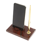 Подставка для телефона с ручкой из натурального камня креноид Natural Stone Stand варинант исполнения - 3 | Loft Concept в Костроме