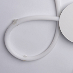 Люстра белого цвета с тремя изогнутыми светодиоидными плафонами Luke Lampco Tracer Lamp варинант исполнения - 3 | Loft Concept в Костроме