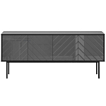 Длинная тумба с зеркальным декором Serena варинант исполнения - 11 | Loft Concept в Костроме