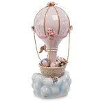 Статуэтка фарфоровая музыкальная Девочка на воздушном шаре Charming Statuette варинант исполнения - 1 | Loft Concept в Костроме