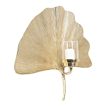 Большой Настенный Подсвечник золотой Лист Пальмы варинант исполнения - 2 | Loft Concept в Костроме